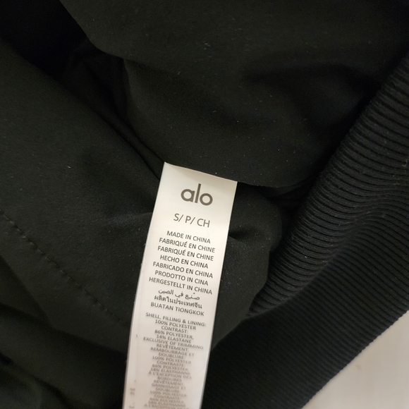 ALO Yoga Polar Fleece Cropped Wintry Mix Jacket - Picture 13 of 13